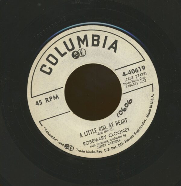 Rosemary Clooney - The Key To My Heart - A Little Girl At Heart (7inch