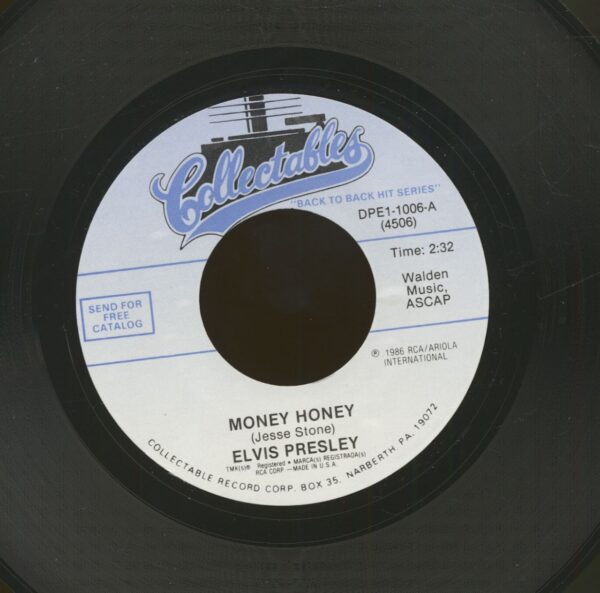 Elvis Presley - Money Honey - One Sided Love Affair (7inch