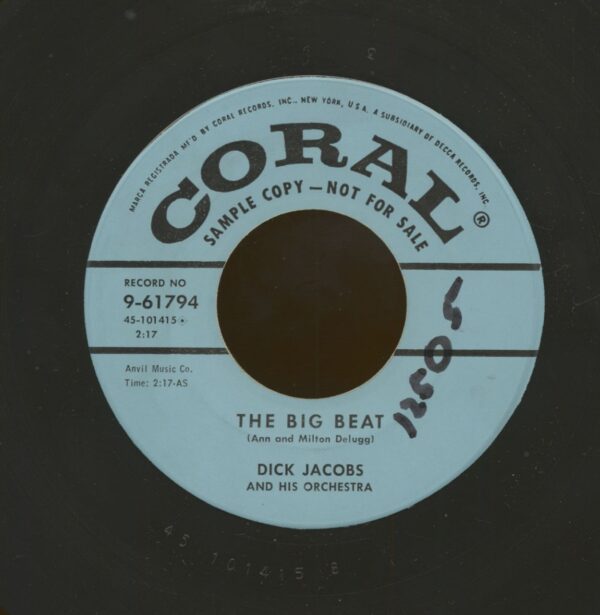 Dick Jacobs - The Big Beat - Tower's Trot (7inch