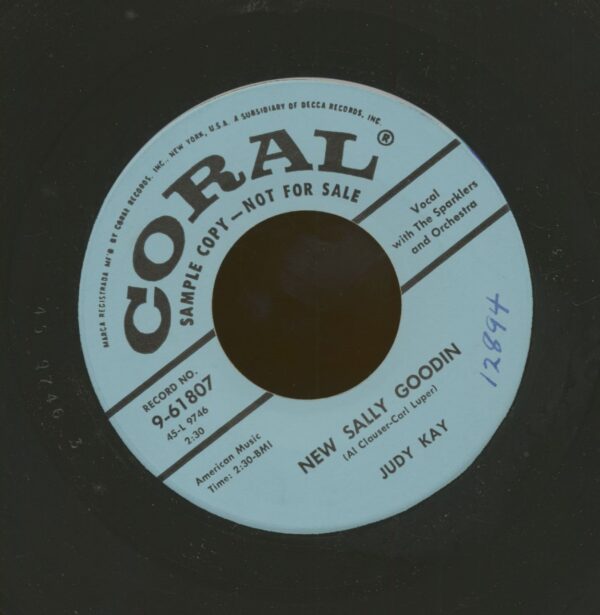 Judy Kay - New Sally Goodin' - Lo Siento Mucho (7inch