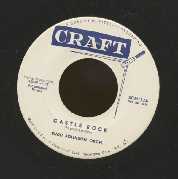 Budd Johnson Orchestra - Castle Rock - It Had To Be You (7inch