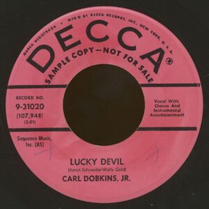 Carl Dobkins Jr. - Lucky Devil - In My Heart (7inch