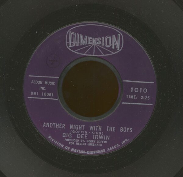 Big Dee Irwin - Another Night With The Boys - Swinging On A Star (7inch