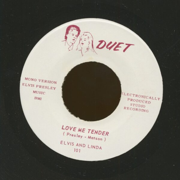 Elvis & Linda - Love Me Tender (Mono) - Love Me Tender (Stereo) (7inch