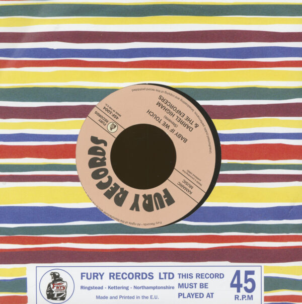 Darrel Higham & The Enforcers - Baby If We Touch - I Wonder If You Wonder (7inch