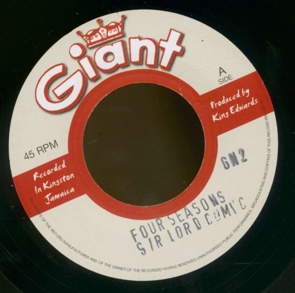 Sir Lord Comic & The Skatalites - Eric 'Monty' Morris - Four Seasons - River Come Down (7inch