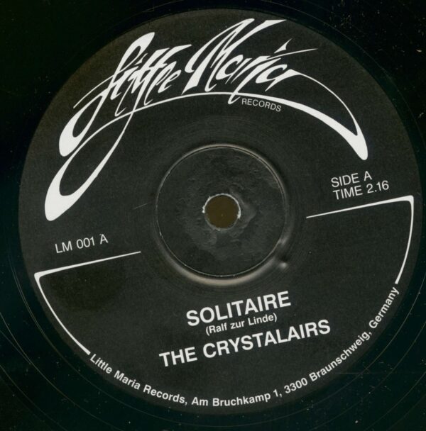 The Crystalairs - Solitaire - Just For Tonight (7inch