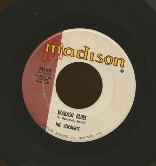 The Viscounts - Wabash Blues b-w So Slow (7inch