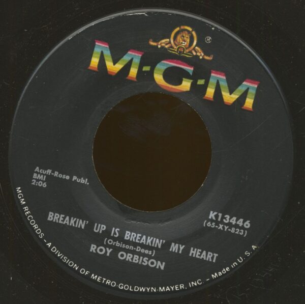 Roy Orbison - Breakin' Up Is Breakin' My Heart - Wait (7inch