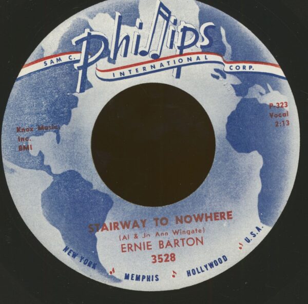 Ernie Barton - Stairway To Nowhere - Raining The Blues (7inch