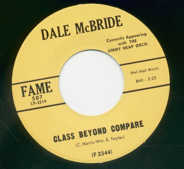 Dale McBride - Prissy Missy - Class Beyond Compare (7inch