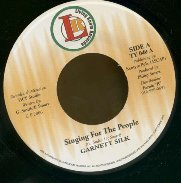 Garnett Silk - Singing For The People - Version (7inch