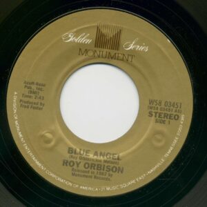 Roy Orbison - Blue Angel - Paper Boy (7inch