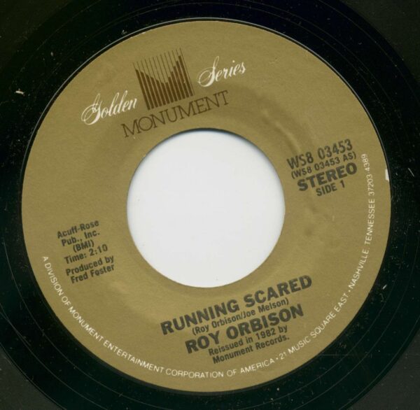 Roy Orbison - Running Scared - Love Hurts (7inch