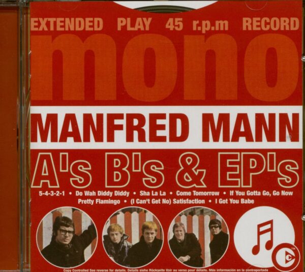 Manfred Mann - A's B's & Ep's (CD)