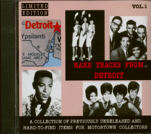 Various - Rare Tracks From Detroit Vol.1 (CD)