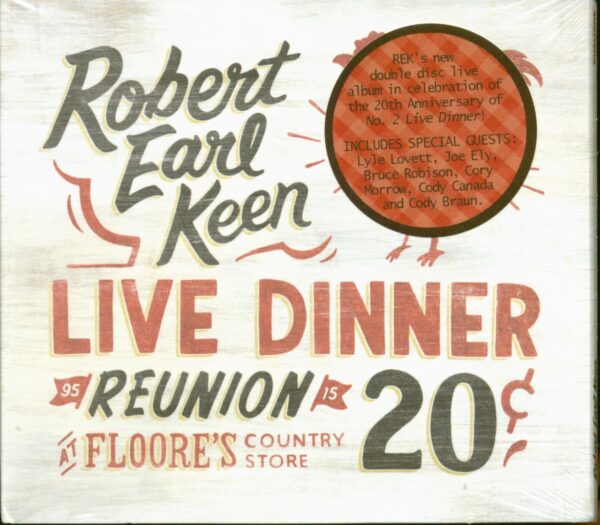 Robert Earl Keen - Live Dinner Reunion (2-CD)