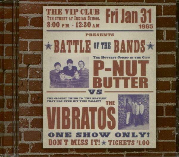 Various - Battle Of The Bands - P-Nut Butter vs Vibratos (CD)