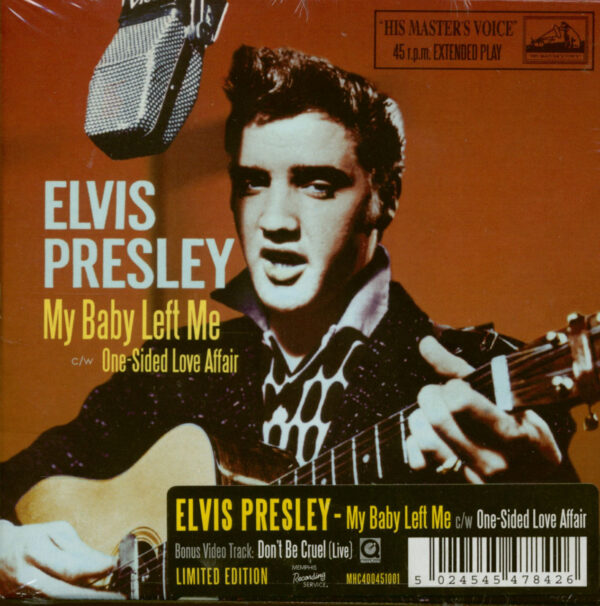 Elvis Presley - My Baby Left Me - One-Sided Love Affair (CD-Single