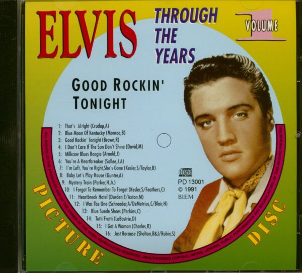 Elvis Presley - Through The Years Vol.1 - Good Rockin Tonight (CD)