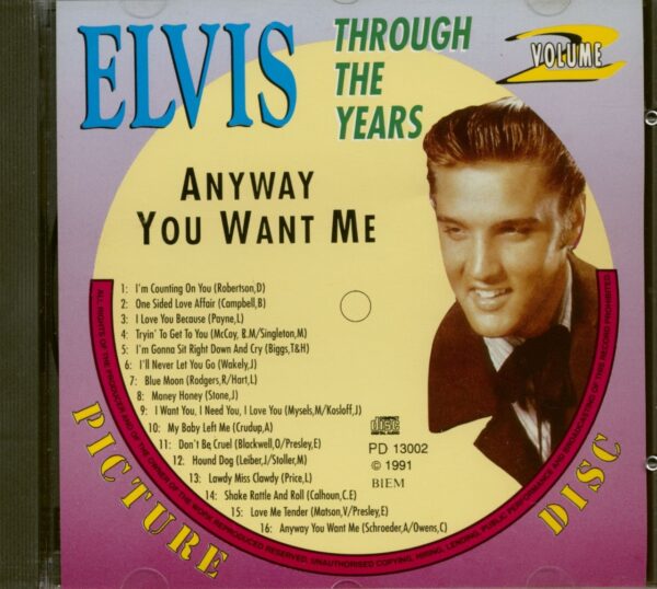 Elvis  Presley - Through The Years Vol.2 - Anyway You Want Me (CD)