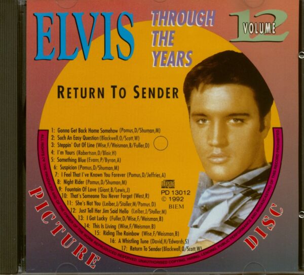 Elvis  Presley - Through The Years Vol.12 - Return To Sender (CD)