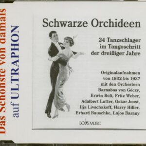 Various - Schwarze Orchideen - 24 Tanzschlager im Tangoschritt der dreißiger Jahre (CD)