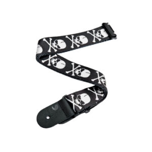 Gitarrengurt D'Addario 50H01 Skull and Cross Bone