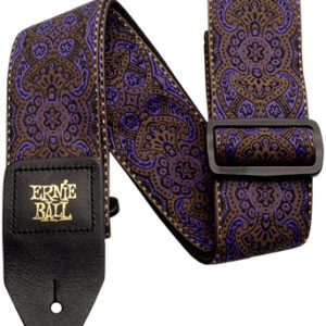 Gitarrengurt Ernie Ball Jaquard Purple Paisley