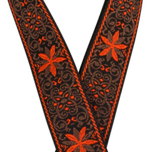 Gitarrengurt Fender Pasadena Woven Strap Orange Wallflower