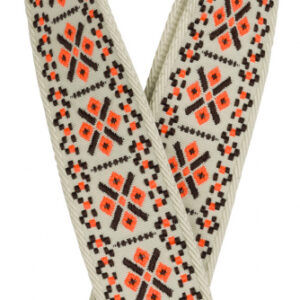 Gitarrengurt Fender Pasadena Woven Strap Lattice Orange