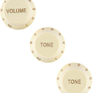 Potiknöpfe Fender Strat Soft Touch Knobs Aged White