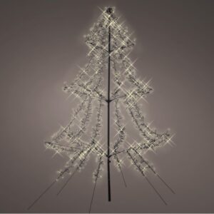 LED Lichterbaum - Weihnachtsbaum - 1200 funkelnde LED - H: 2m - Tim...