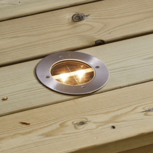 LED Einbauspot mit Solarfeld und Dämmerungssensor - Warmweiß - 12cm...