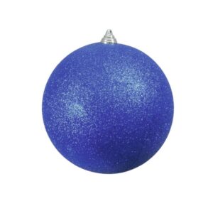 XL Dekokugel 20cm - Baumkugel - blau glitzernd - Innendeko - robust...