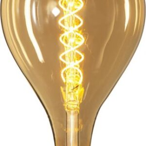 LED DEKO Leuchtmittel VINTAGE SPIRAL AMBER 165mm - E27 - 6W - WW 20...