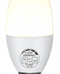 LED Kerzenlampe SMART 3STEP DIMMING - C37 - E14 - 5W - WW 2700K - 3...