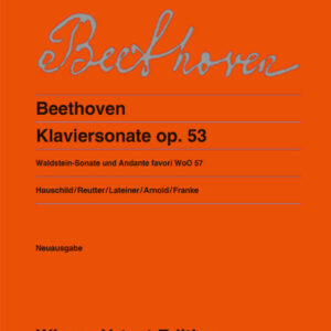 UT50437 Klaviersonate op.53 und Andante favori WoO57