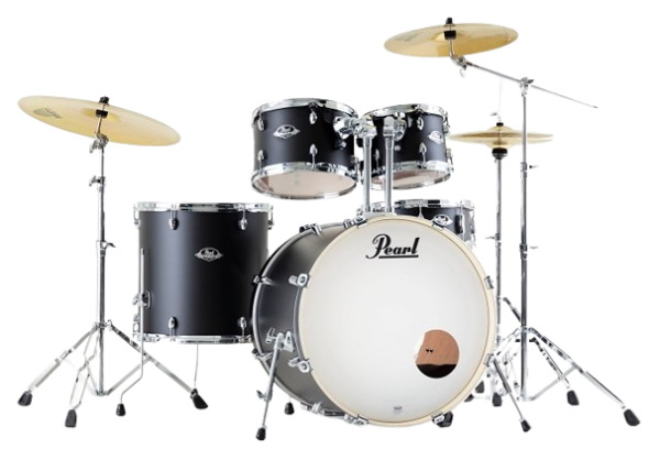 Drumset Pearl EXX705NBR/C761 Export Satin Shadow Black 2023 - SHOWROOM