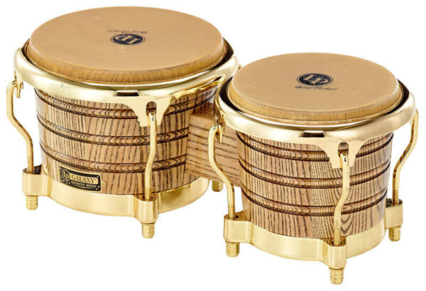 Bongos Latin Percussion LP793X Gold HW Galaxy Giovanni