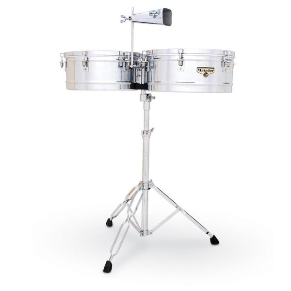 Timbales Latin Percussion M257 Matador Stahl