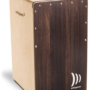 Cajon Schlagwerk CP408ST 2inOne Dark Oak Soft Touch