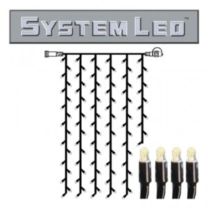 System LED Black | Lichtvorhang | koppelbar | exkl. Trafo |	1.00m x...