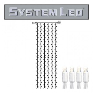 System LED White | Lichtvorhang | koppelbar |  exkl. Trafo | 1.00m ...