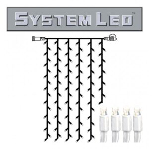 System LED White | Lichtvorhang | koppelbar |  exkl. Trafo | 1.00m ...