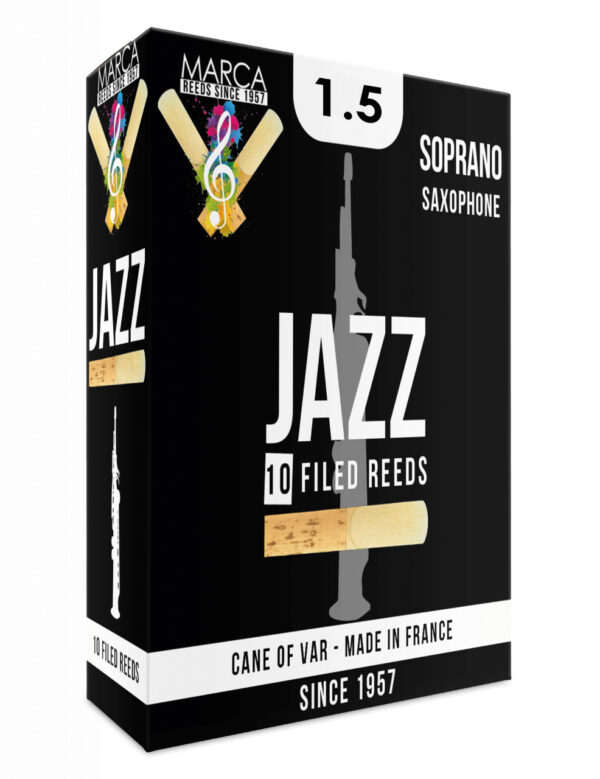 B-Sopran-Saxophon-Blatt Marca Jazz Filed 1