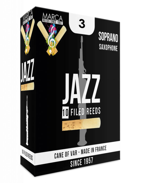 B-Sopran-Saxophon-Blatt Marca Jazz Filed 3