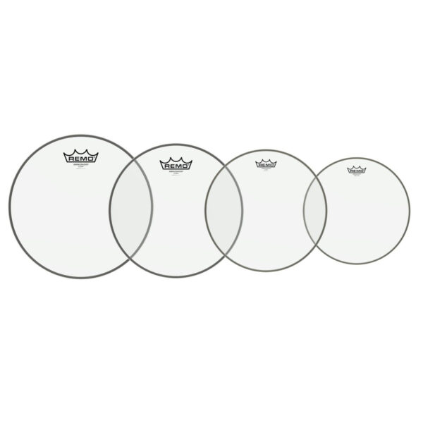 Fellset Remo Ambassador Clear Promo 4 Pack Rock