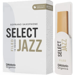 B-Sopran-Sax-Blatt D'Addario Woodwinds Select Jazz Filed