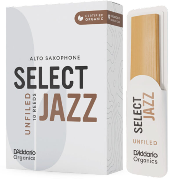 Es-Alt-Sax-Blatt D'Addario Woodwinds Select Jazz Unfiled